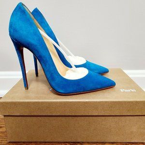Christian Louboutin SO KATE VELOUR EGYPTIAN BLUE 7